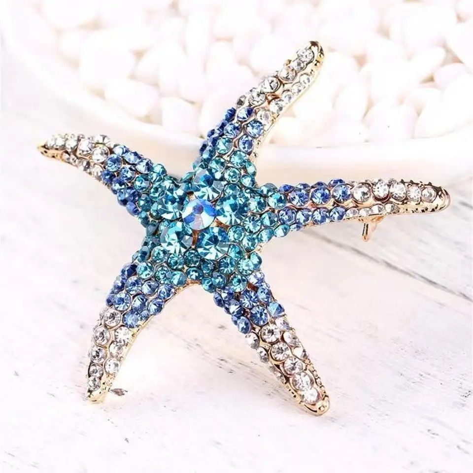 Pin Estrella de Mar Turquesa