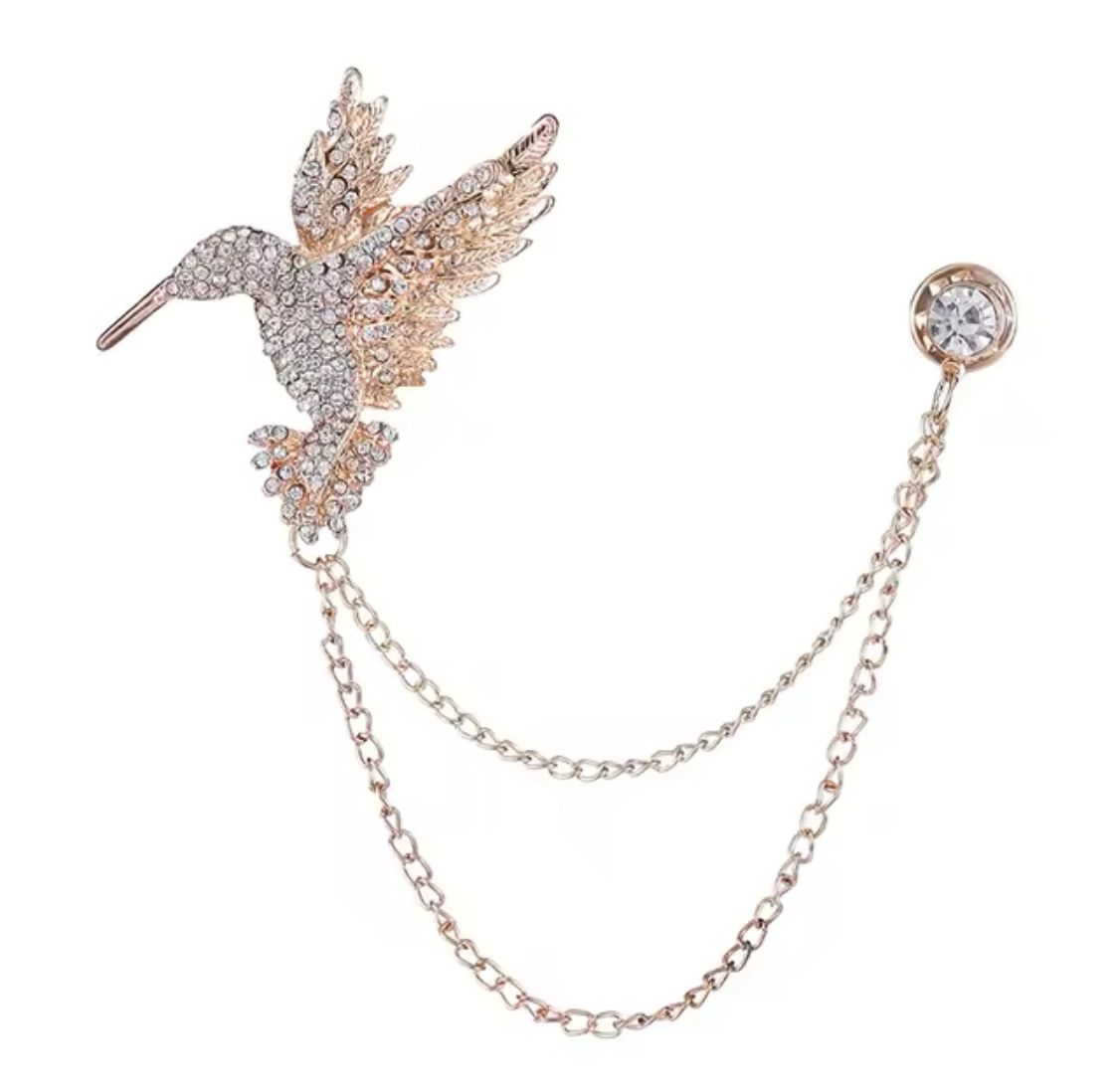Pin Colibri Dorado