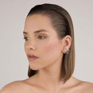 Aretes Brilla (Estrella) en Plata 925