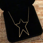 Cargar imagen en el visor de la galería, Cadena de Estrella Oro 18K
