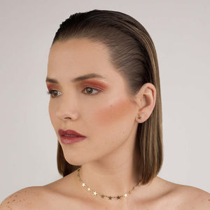 Aretes One Star Oro 18k